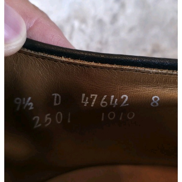 Allen Edmonds Hillsboro Mens 9.5 D Black Casual Monk Strap Gold Buckle Shoes main image 6